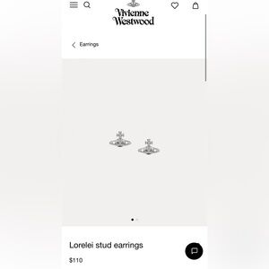 Vivienne Westwood Lorelei Stud Earrings